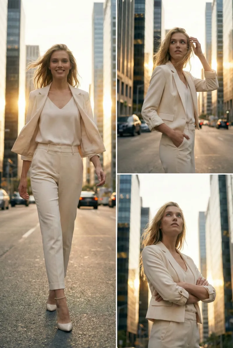 Profesjonalne zdjęcie biznesowe do CV po retuszu AI