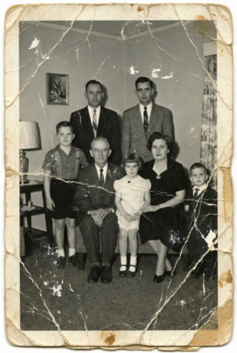 Zdjęcie domowe przed retuszem