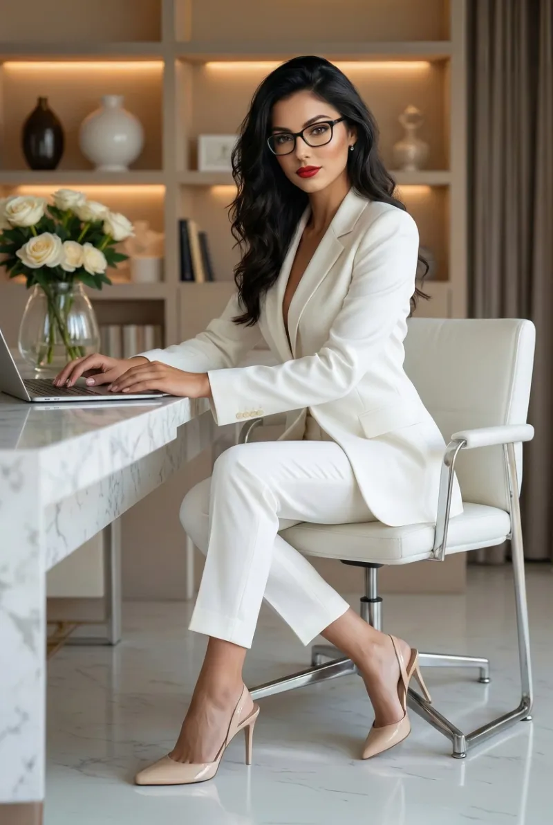 Zdjęcie biznesowe kobieta AI